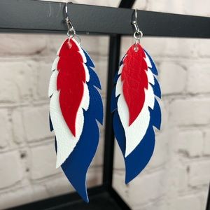 Brand New-Patriotic Earrings